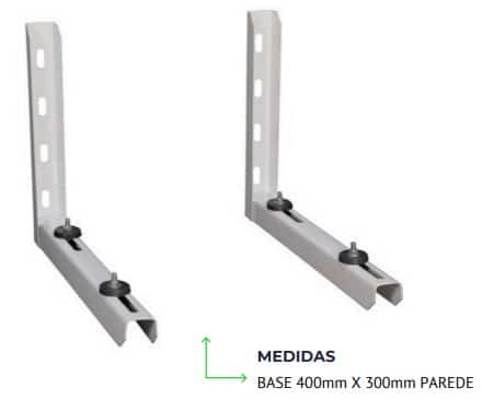 Suporte Split 400Mm Aço 1,2Mm - 6000Btu Até 12000Btu - Image 2