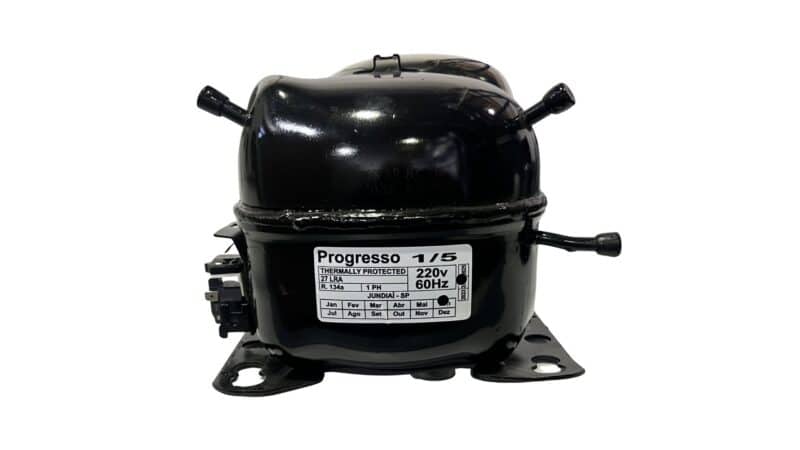 Compressor Motor De Geladeira Recondicionado Modelo EM 1/5Hp 220V Gás R134a