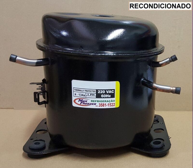 Compressor Motor De Geladeira Recondicionado 1/4Hp 220V