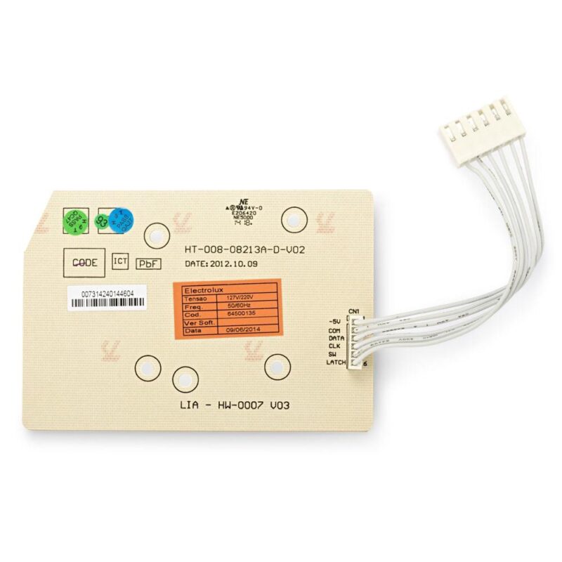 Placa Interface Lr Lavadora Electrolux Ltc10 V2/Lac09/Lac11/Lac12/Lac13/Les13/Les15/Lpe16/Ltd09/Ltd11/Ltd13/Ltd15/Lt10B/Lt12B/Lt13B/Lt12F/Lt15F Biv - Image 3