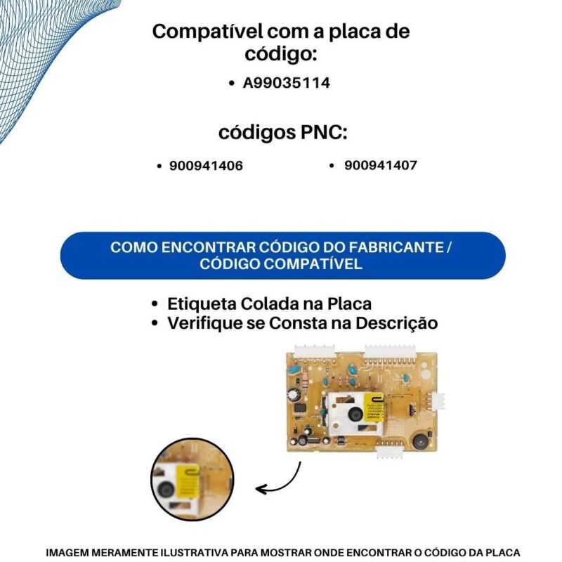 Placa Potencia Controladora Digital De Processo Compativel Lr Lavadora Electrolux Lac12 A99035119 - Image 3