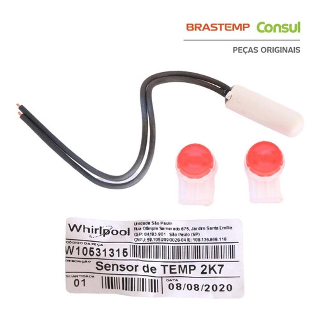 Termistor Sensor De Campo Original Brastemp 25Mm 2,7K - W10531315 - Ean 7898713250170 - Image 3