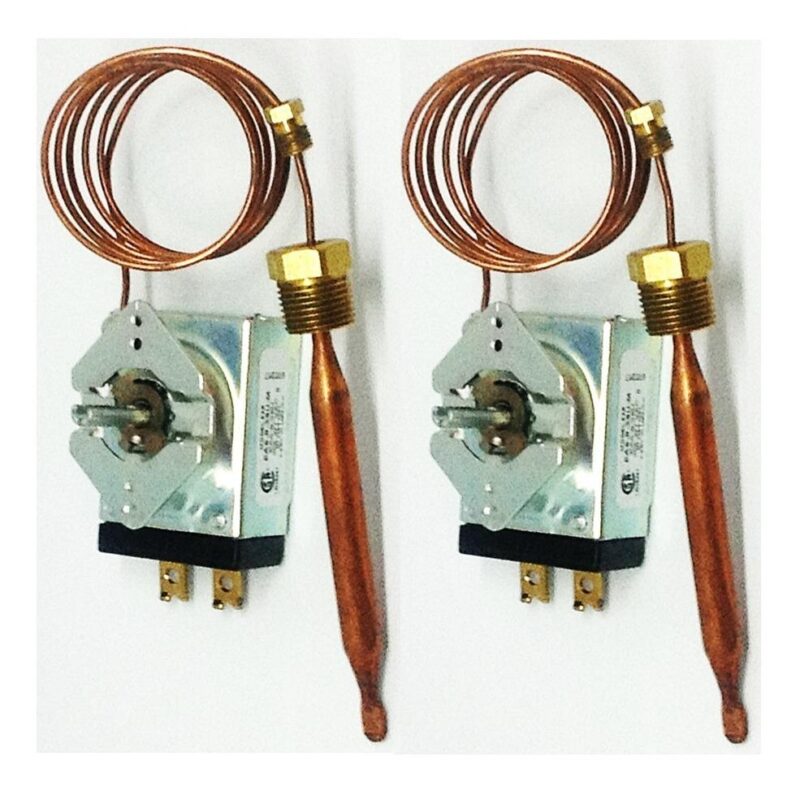 Termostato Calor 20 A 120 2 Pino 30A C/Porca Contato N/F Ved Capilar Robertshaw - Ea5-8-36/U - Image 2