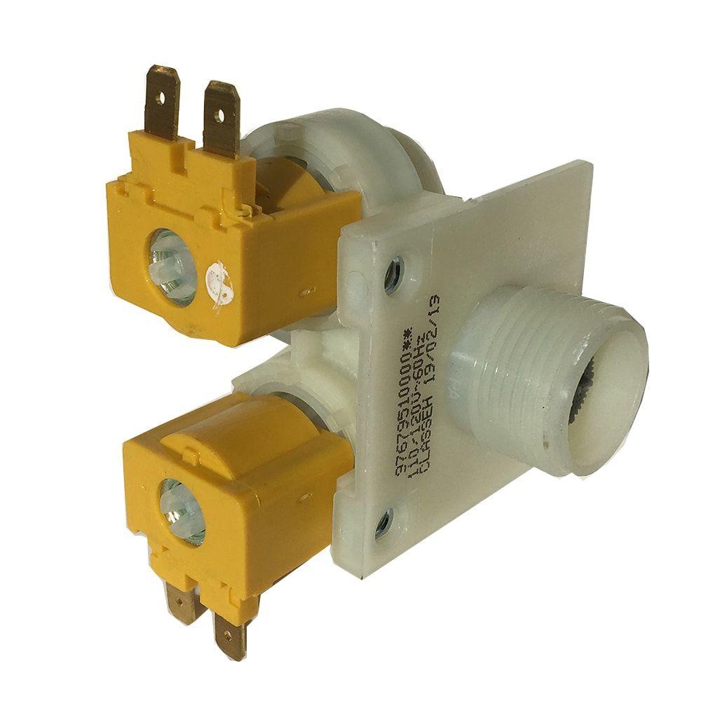 Valvula De Entrada De Agua Saida Dupla Lr Lavadora Consul 127V Ref. 326007114 Original