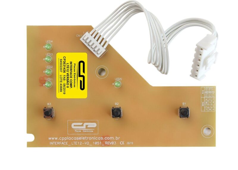Placa Controladora Digital De Processo Compativel Lavadora Electrolux Lm08 21081Lbb/ Dbc 21081Dbc106-01/ 21081Dbc106-02/ 21081Dbc206-01/ 21081Dbc206-02 - Image 3