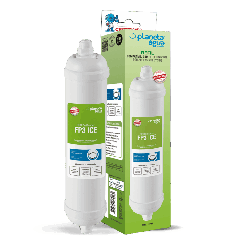Refil Fp3 Ice Conector Reto Compativel Geladeiras Electrolux Brastemp Side By Side - Image 4