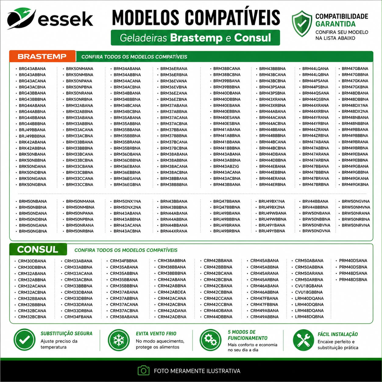 Damper Termostático para Refrigeradores Compatível Modelos BRM CRM - Brastemp/Consul - Termostato Mecânico 326062640 - W11091875 - DCV-1300-01 - Image 4